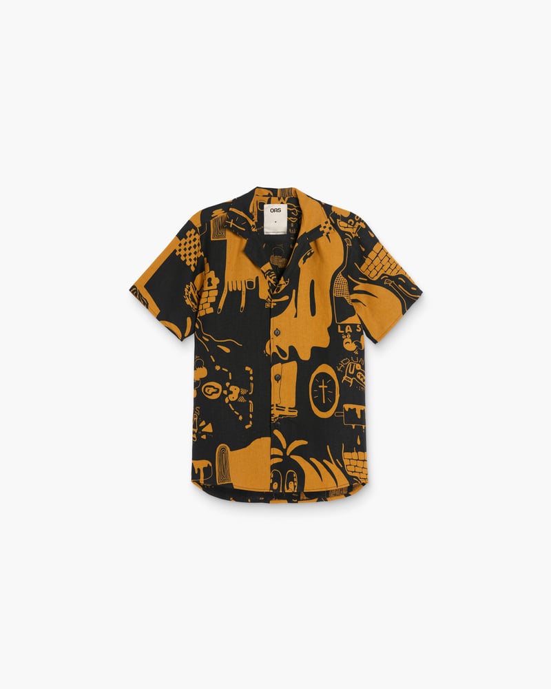 Krispy Night Cuba Linen Shirt