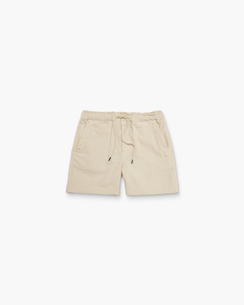 Cream Golconda Terry Shorts