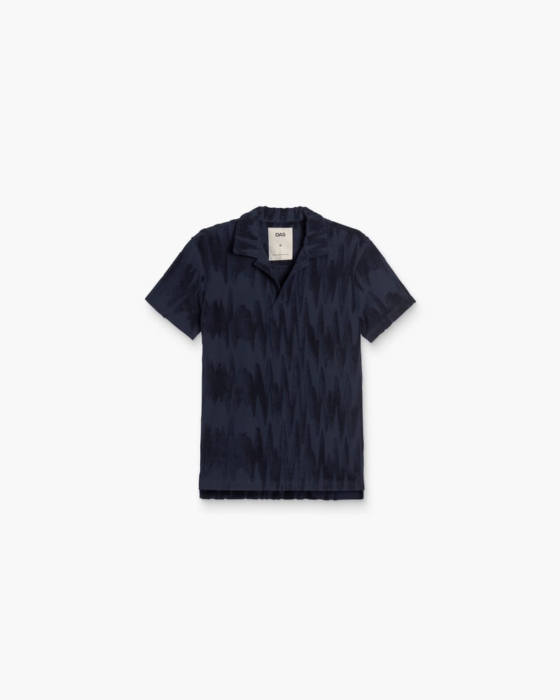 Glitch Polo Terry Shirt