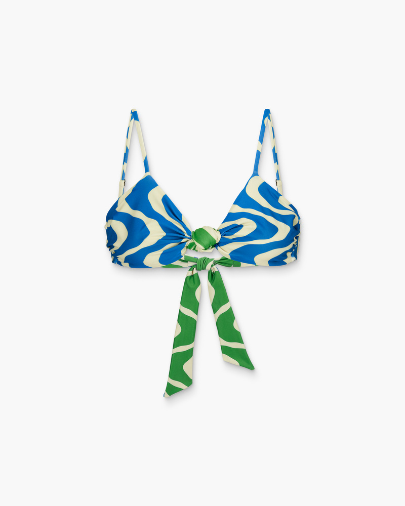 Twin Rippling Onda Bikini Top