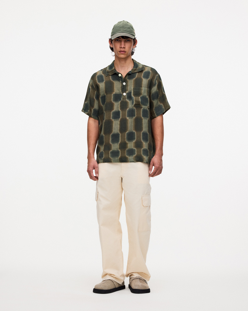 Taupe Totemic Girona Linen Shirt