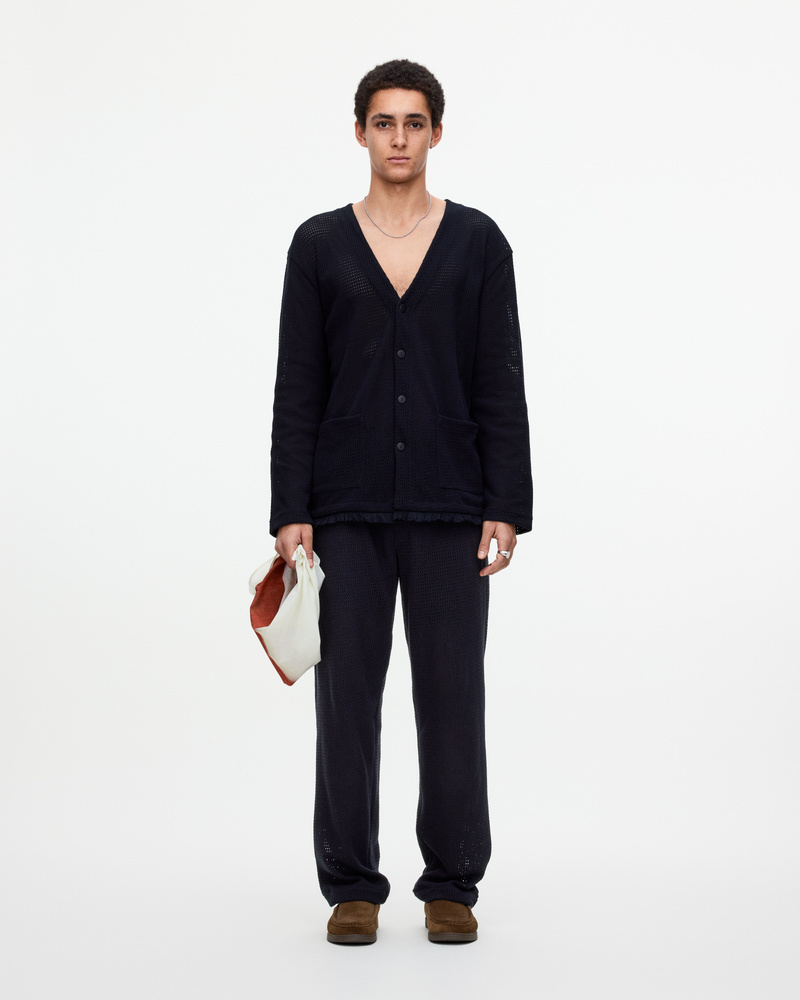 Nero Net Cardigan