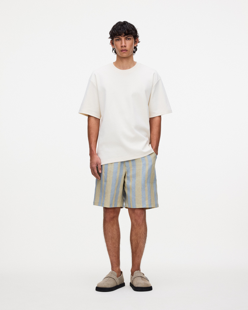 Mist Strata Nicola Linen Shorts