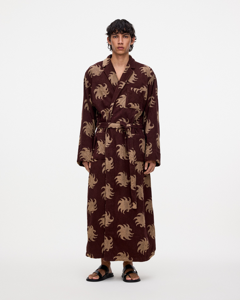 Mocha Ember Long Robe