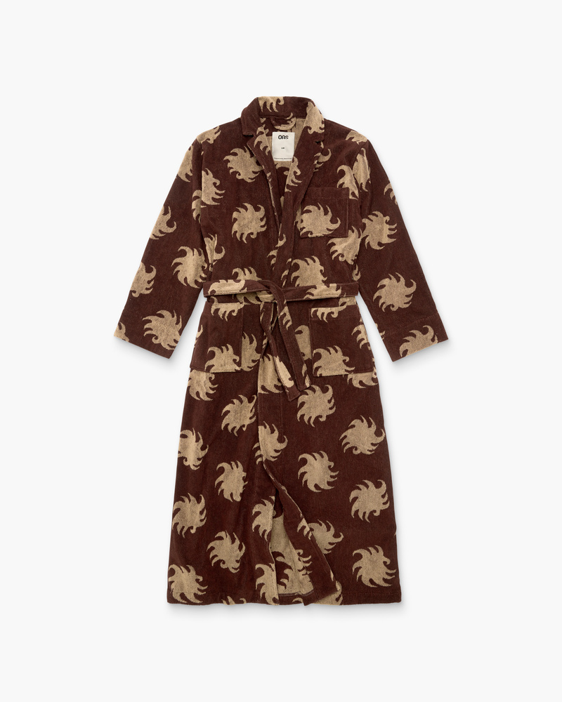 Mocha Ember Long Robe