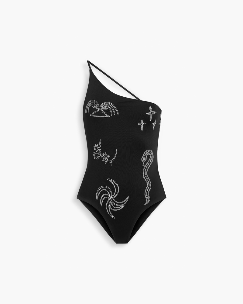 Embroidered Tuffo Bathing Suit