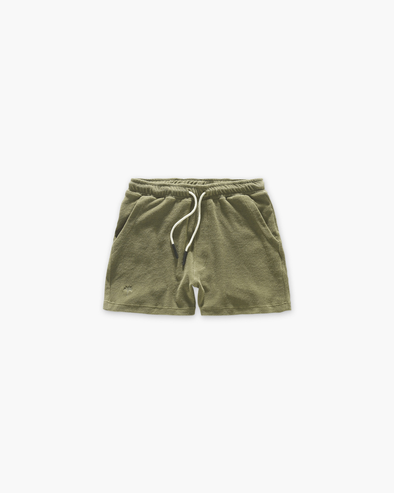 Khaki Terry Shorts