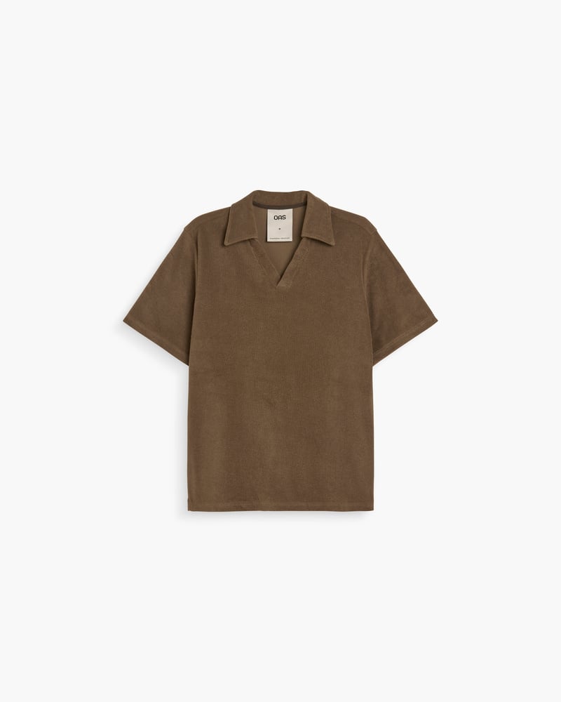 Brown Serif Terry Shirt
