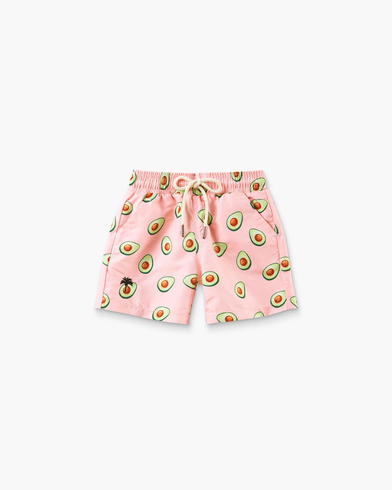 Kids Avocado Swim Shorts