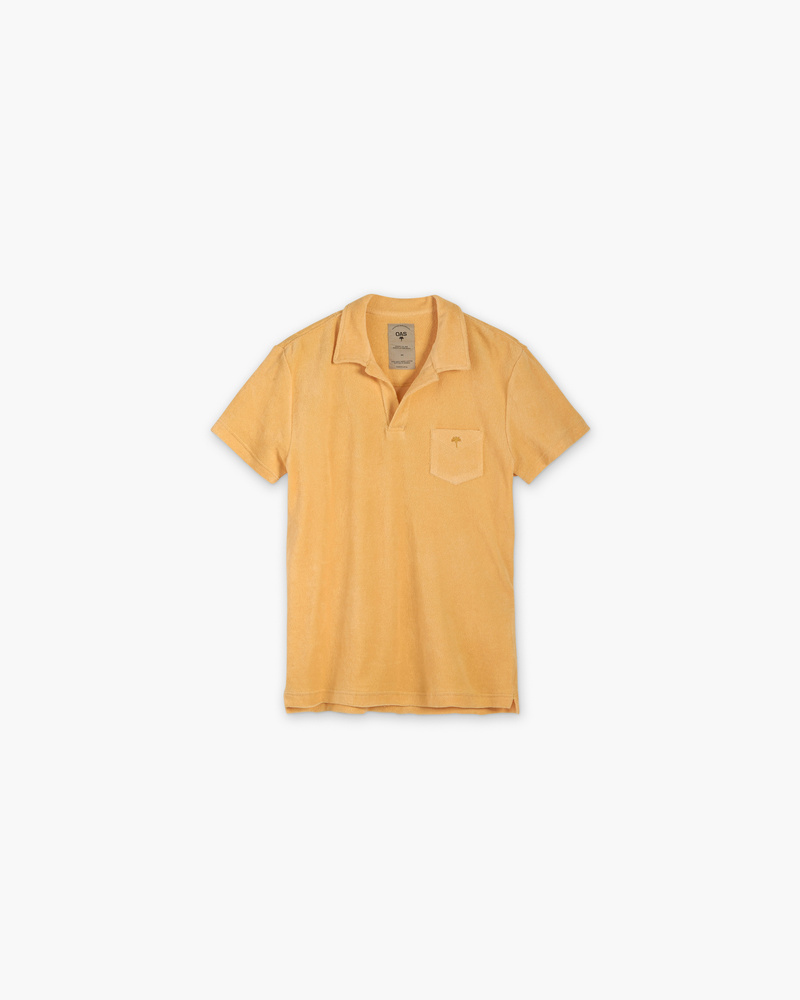Peach Polo Terry Shirt