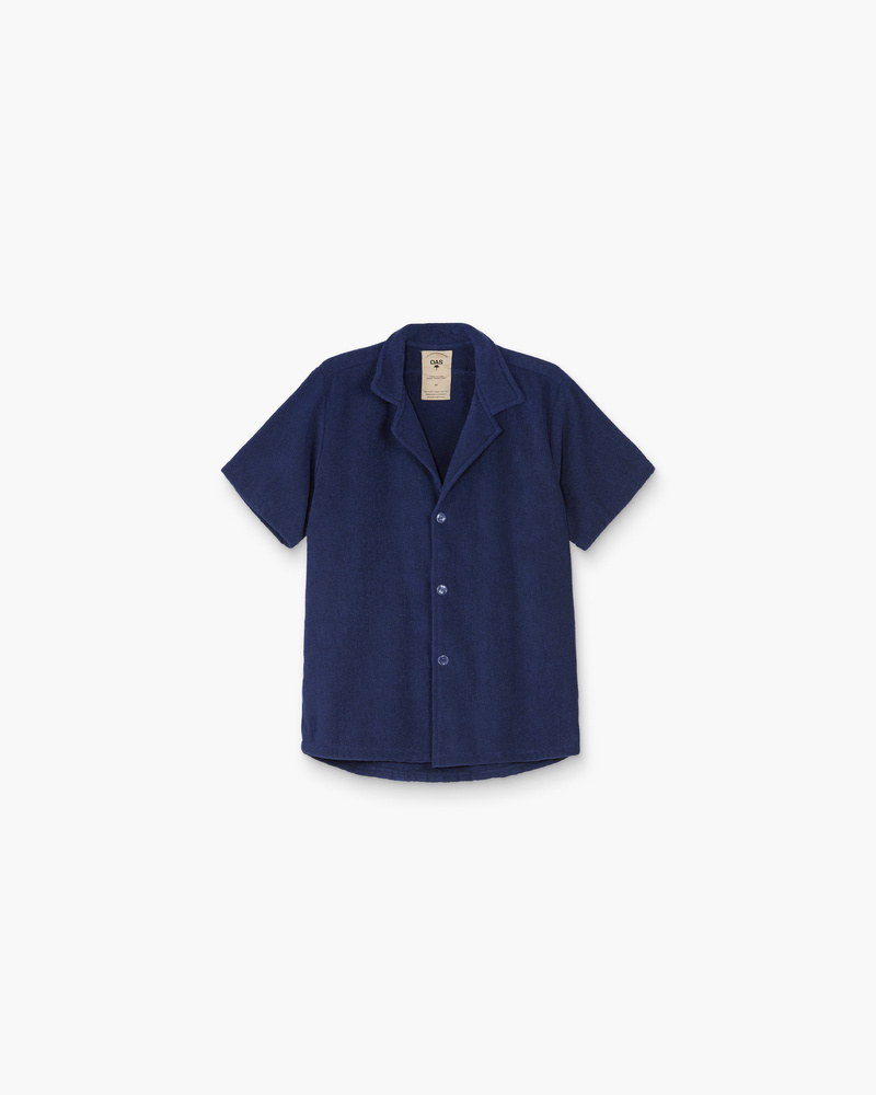 Navy Cuba Terry Shirt