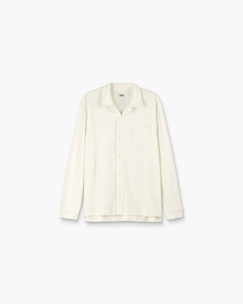 White Terry Camisa Shirt