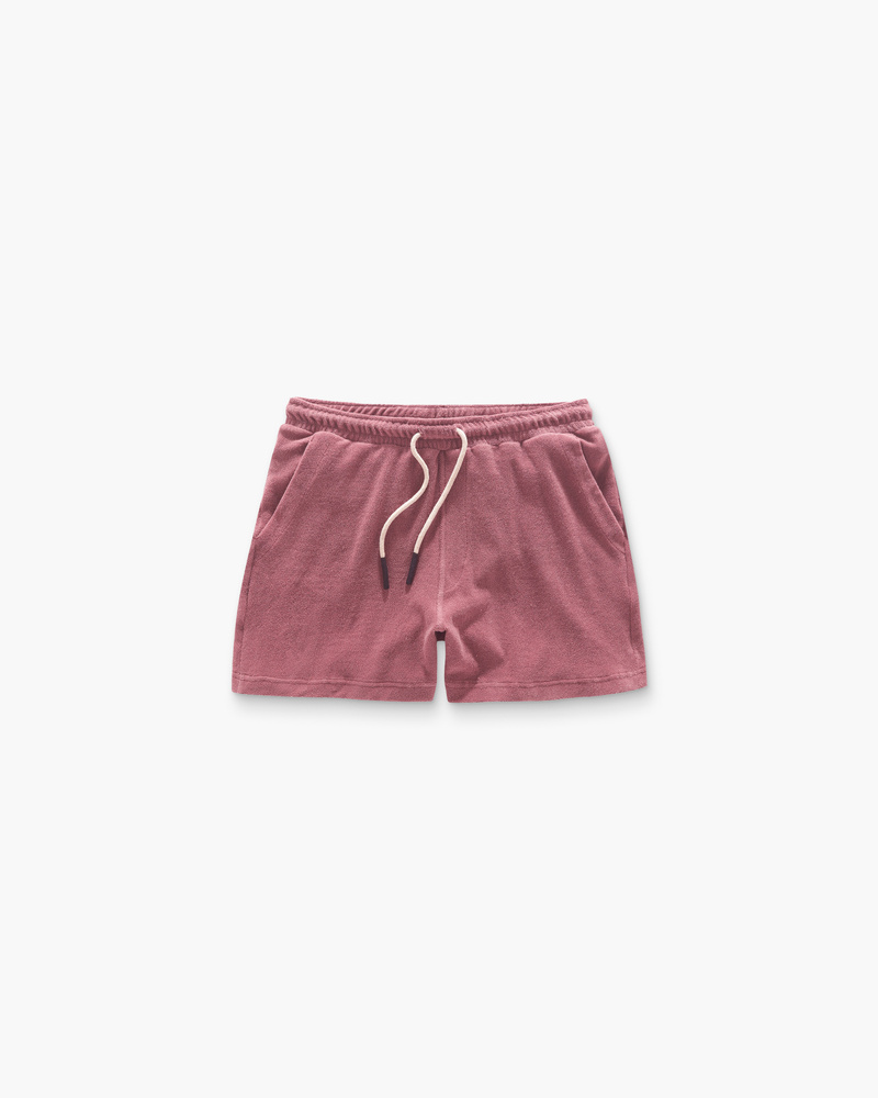 Dusty Plum Terry Shorts