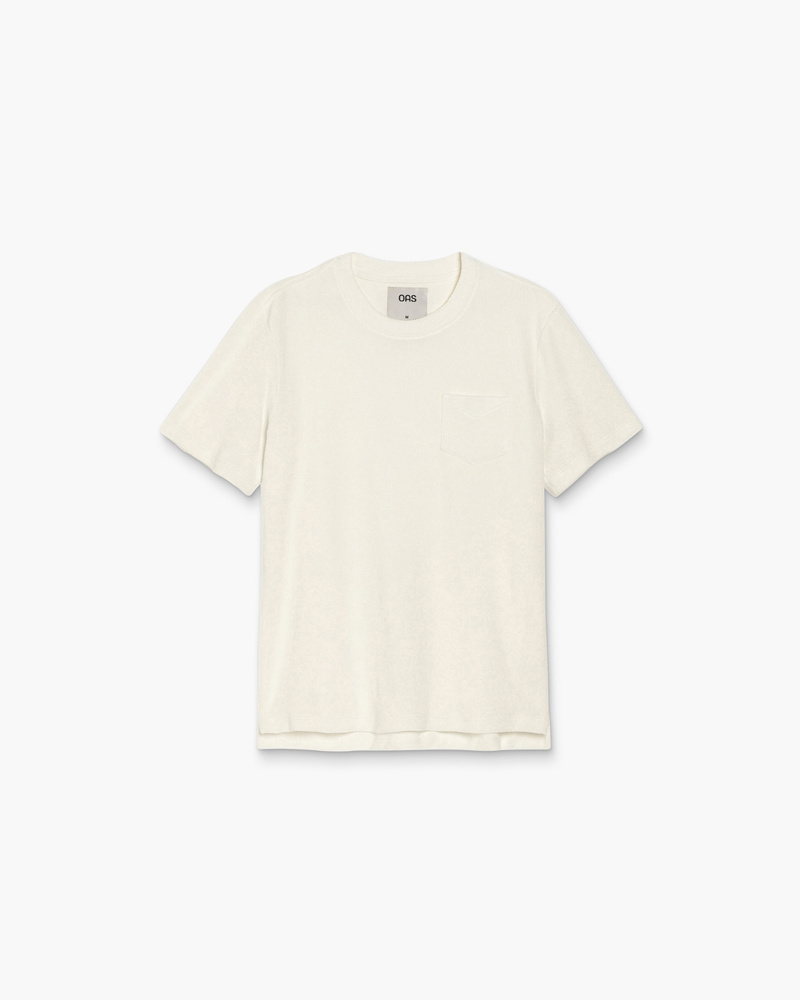 White Terry Tee