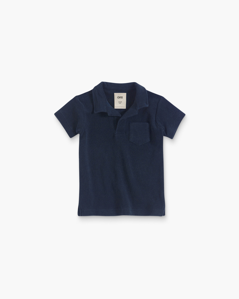 Kids Navy Terry Shirt