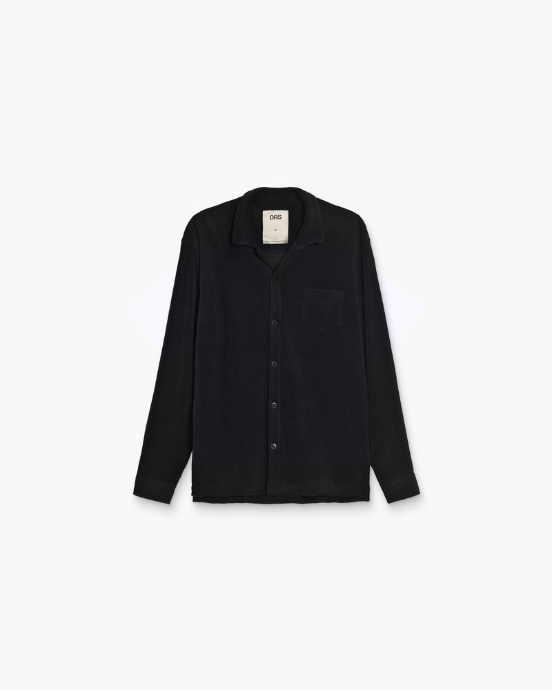 Black Terry Camisa Shirt
