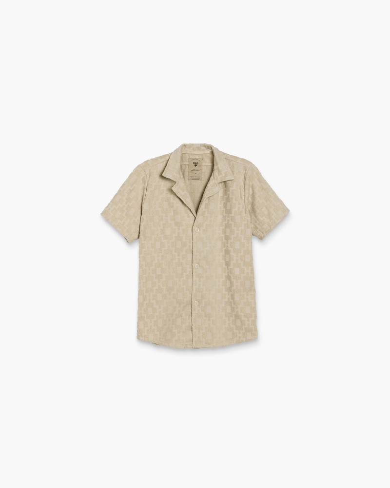 Beige Machu Cuba Terry Shirt