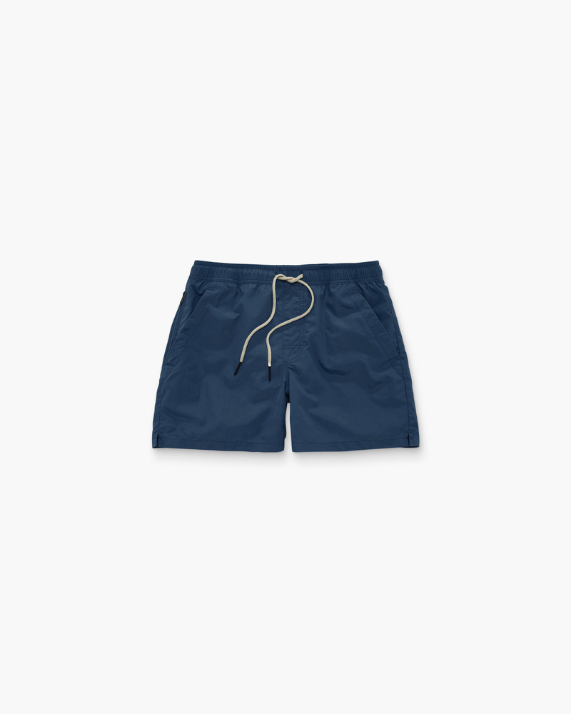 Navy Nylon Swim Shorts