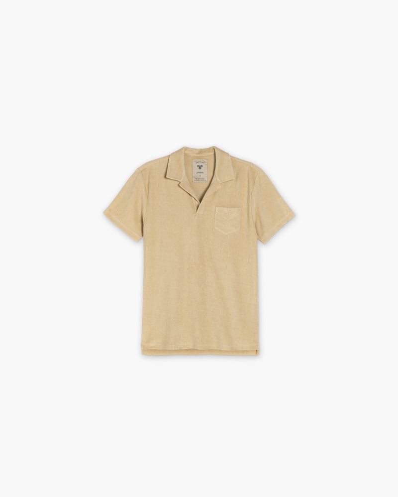 Beige Polo Terry Shirt