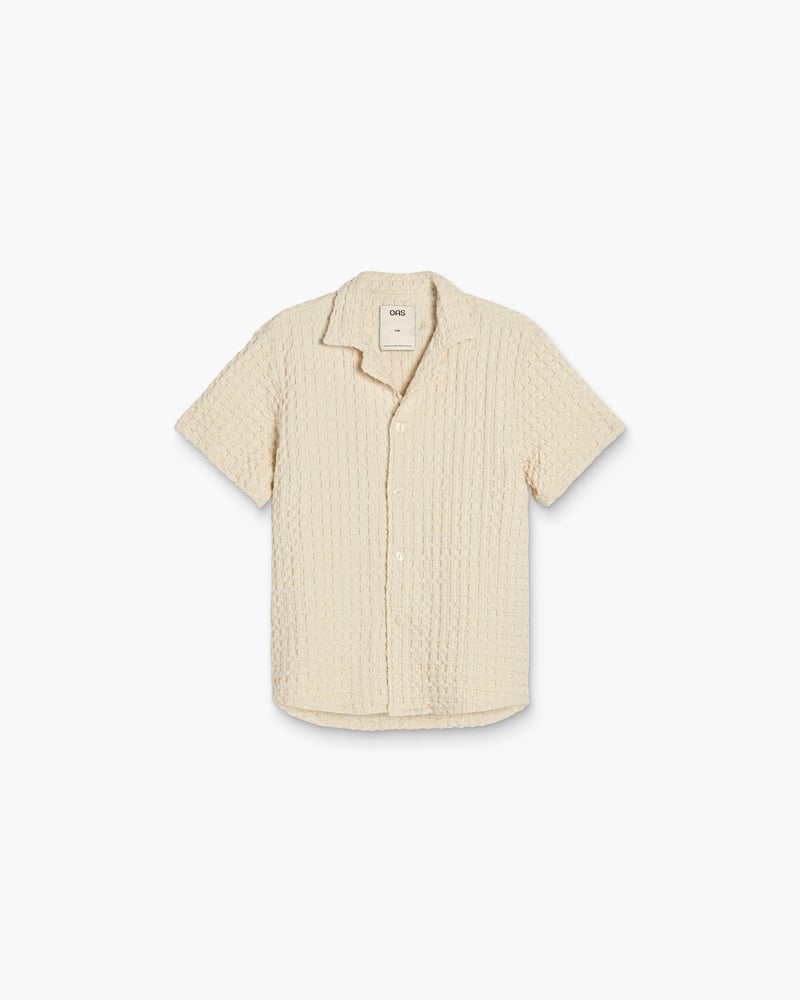 Ecru Cuba Waffle Shirt