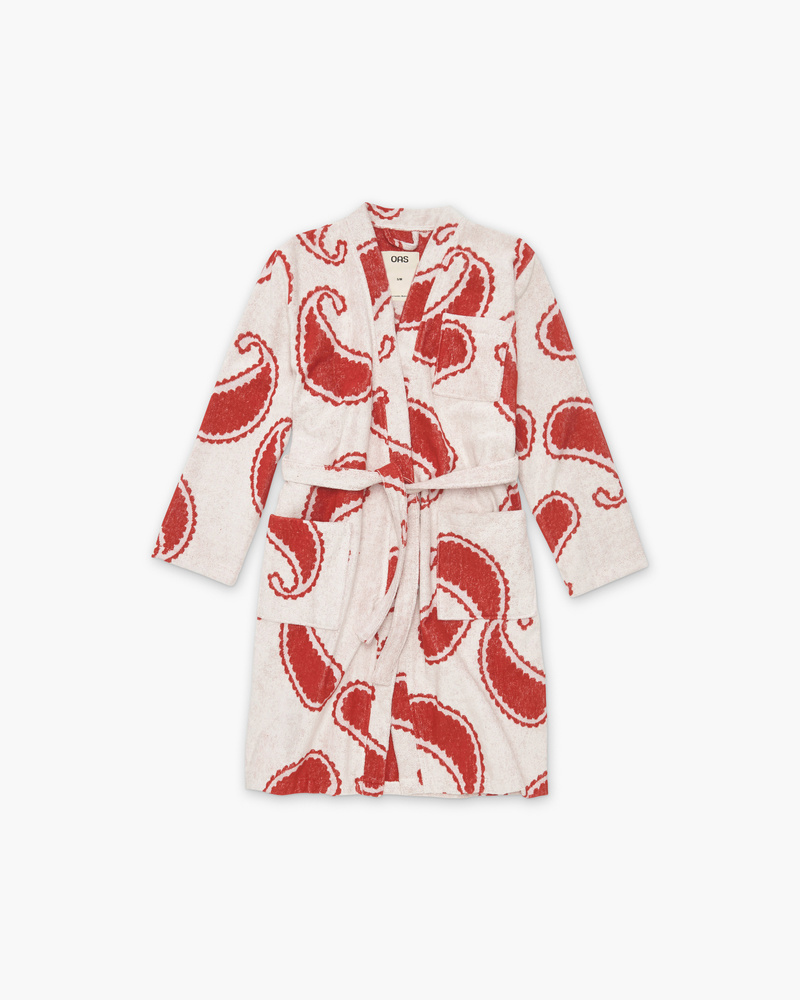Red Paisley Robe