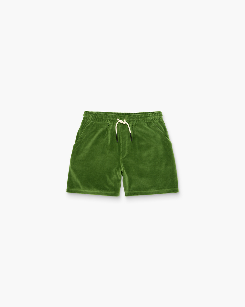 Penny Green Velour Shorts